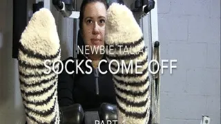 Ok, New girl Talia Socks come off pt1