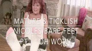 Mature Ticklish Nicole's Bare Feet pt1 Low Res.