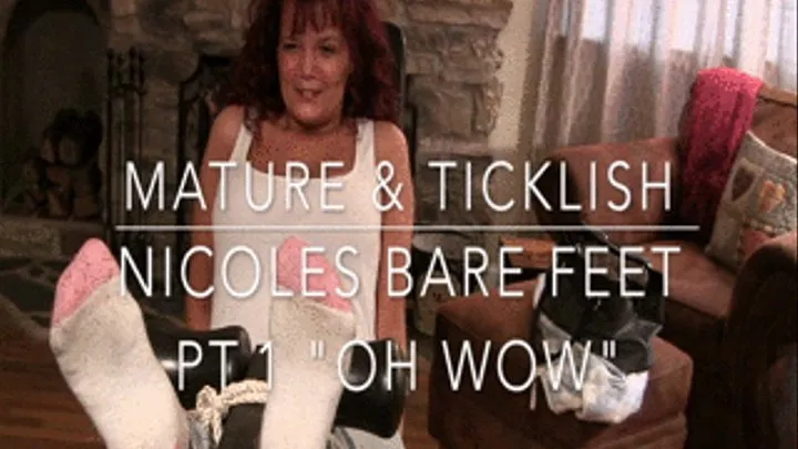 Mature Ticklish Nicole's Bare Feet pt1