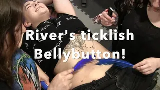 New girl River's ticklish bellybutton Audition