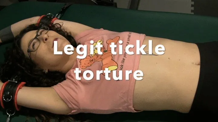 Nadia gets a LEGIT strapped down tickling!!