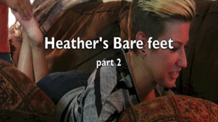 Heathers bare feet tickled pt 2