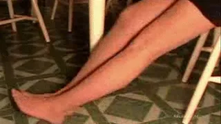 Lala brown nylon legs