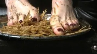 Spagetti by feet