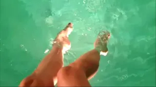 barefeet in the pool 7281018