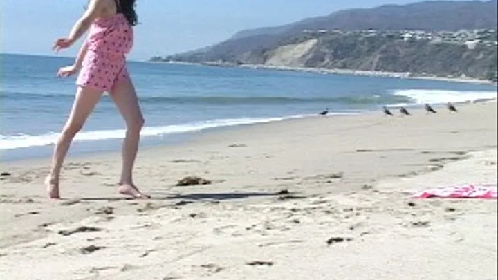 Beach long legs in pink