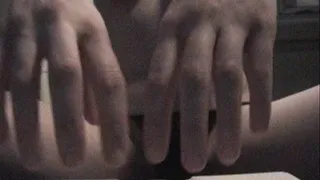 Nude fingers tap