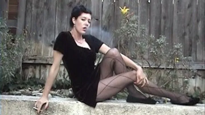 Pantyhose smoke cj