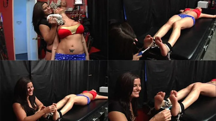 Aurora Tickles Wonder Woman Viviana