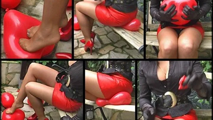 Red Patent Leather Pumps 3 - Balloons