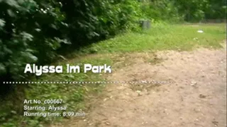 Alyssa in the park
