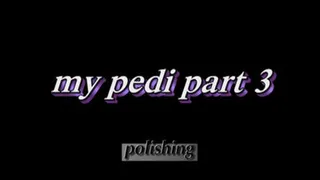 The pedi pt. 3- polish