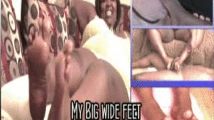 My big wide feet