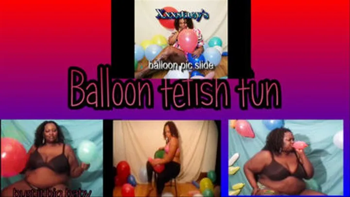 Balloon fetish fun