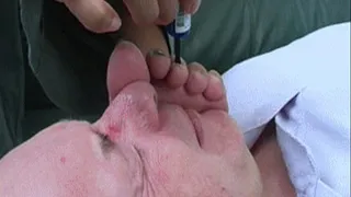 Angel's Toenail-Painting Humiliation