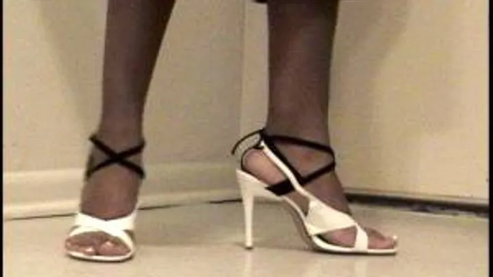 Brenetta 1...White High Heels