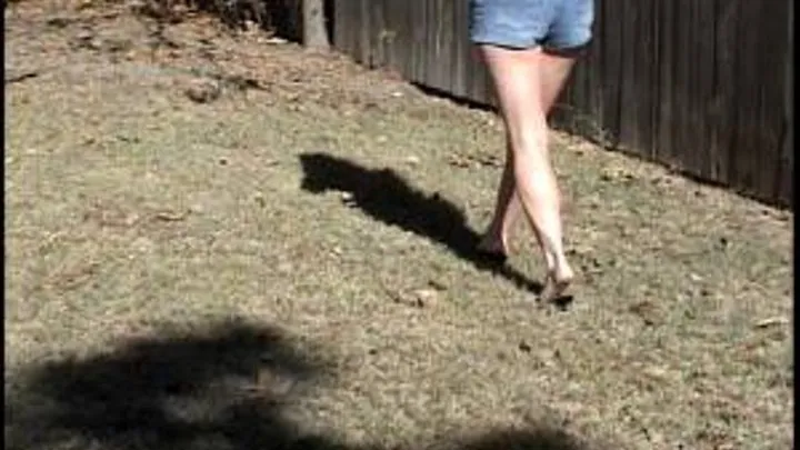 Miss Tamara...Backyard Stroll Clip 1