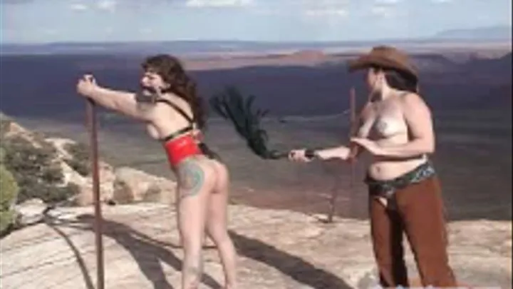 Petra Flogged Outdoors