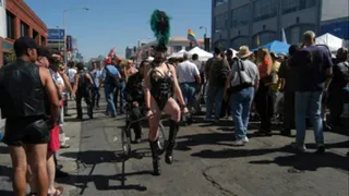 Ponygirl on the Streets of San Francisco