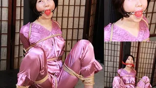 AD23 Nanako Bound in Purple Satin Pajamas Part4