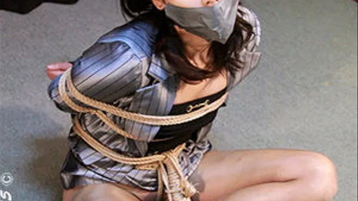 AY22 Japanese Secretary Ayaka Bound, Gagged and Made to Drool Part5