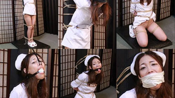 AM18-22 Japanese Nurse Asumi Bound and Gagged FULL