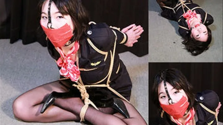 AR7 Flight Attendant Akari Captured and Bound Part4