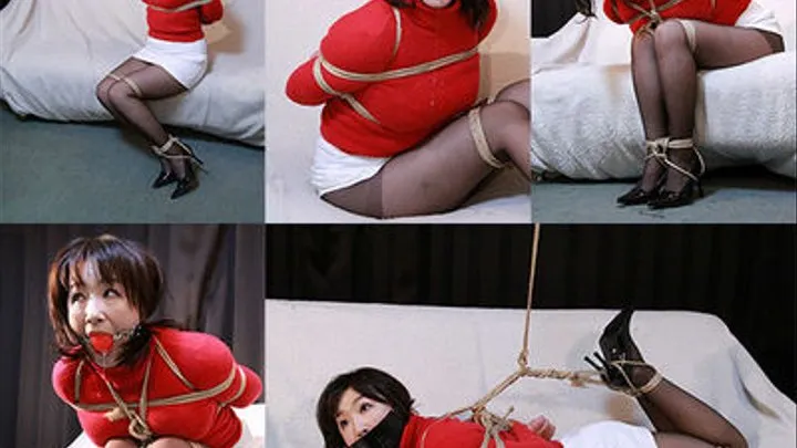 MK12-14 Japanese MILF Miki Bound and Gagged in Red Sweater FULL (Faster Download)