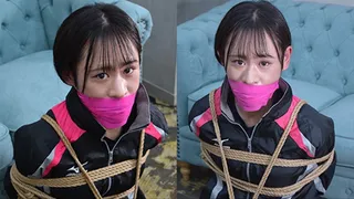 CDNY2 Cute Japanese CD Nanami Bound and Gagged in Windbreaker Part2