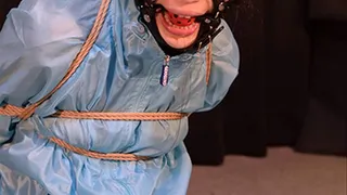 NH11 Cute Japanese Girl Namie Tied & Gagged in Raincoat Part4