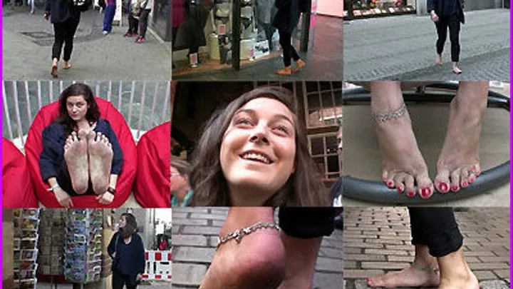 Christin's Barefoot Walk in the City