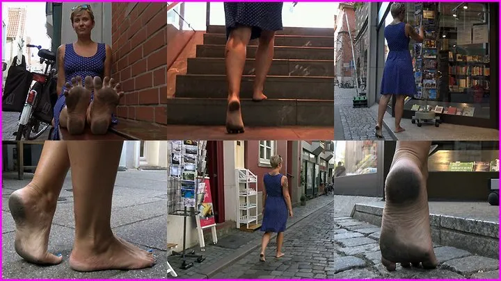 Lo's Dirty Soles and Beautiful Bare Feet in the City pt 2