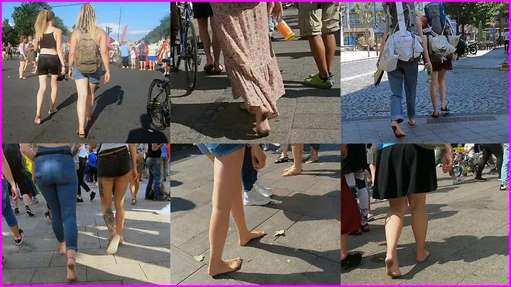 Random Barefoot Women on the Streets pt 5