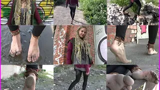 Blonde Dreadlocked Barefoot Hippie Girl Laorka