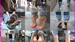 Dasha's Barefoot Fun in the City pt. 2