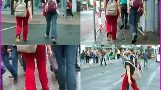 Random Hippy Barefoot Girl on the Street