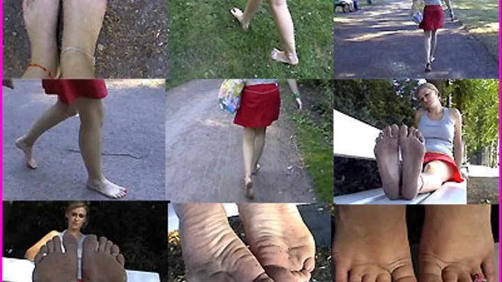Michelle`s Barefoot Walk and Dirty Soles
