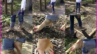 Lily discovers a Barefoot Path