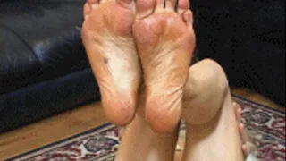 Lick my dirty soles (a)