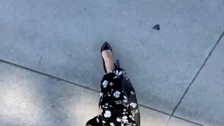 C4S127 Jessica Ford in Floral Jumper and black stilettos pt4