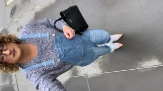 C4S105 Jessica Ford, Overalls, frilly socks & heels pt 5