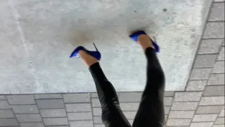C4S170 Jessica Ford, leggings blue heels, pt 8