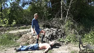 Mistress Maëva walk in the countryside - Part 4