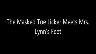 Masked Toe Licker's Foot Session