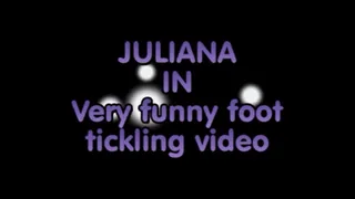 Juliana in a very funny tickling production