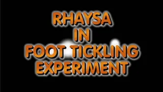 Rhaysa in tickling experiments