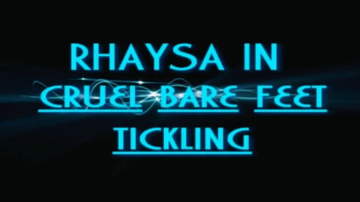 Rhaysa in intense bare foot tickling