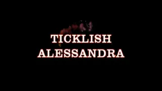 Alessandra in foot tickling compilation 2003 to 2018