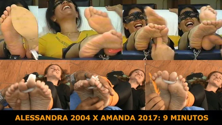 Alessandra x Amanda who is more ticklish ?