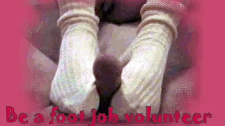 Yellow Socks Foot Fuck and pussy